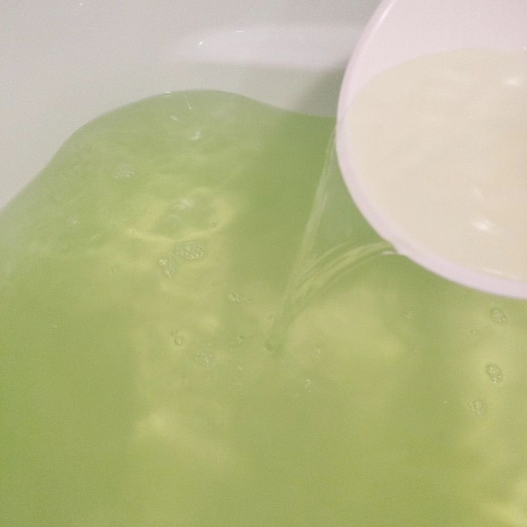 バブ モンスターバブルMEGA級 スプラッシュ泡 シトラススパークの香り/バブ/炭酸系入浴剤を使ったクチコミ(8枚目)