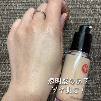 マイファンスィー アクアファンデーション/Koh Gen Do/リキッドファンデーションを使ったクチコミ(4枚目)