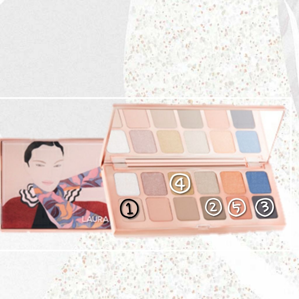 ギルディッド アーティストリー アイ シャドウ パレット/ローラ メルシエ/アイシャドウパレットを使ったクチコミ（1枚目）