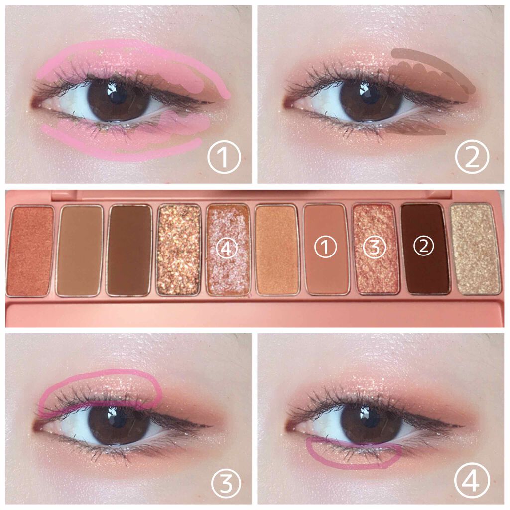 プレイカラー アイシャドウ/ETUDE/アイシャドウパレットを使ったクチコミ(4枚目)