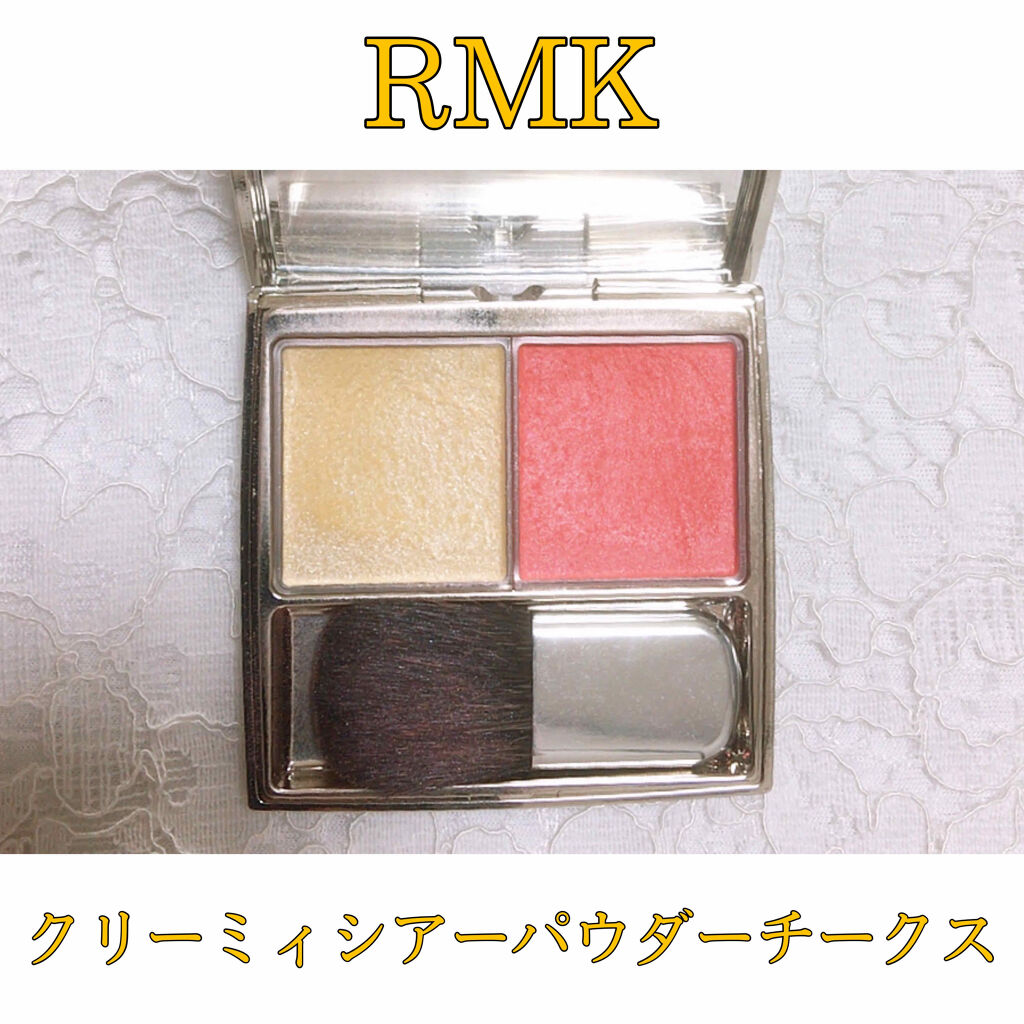 クリーミィ シアー パウダーチークス 03 コーラルオレンジ/RMK/パウダーチークを使ったクチコミ（1枚目）