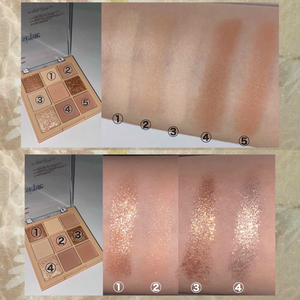 シャドウパレット/dasique/アイシャドウパレットを使ったクチコミ(2枚目)