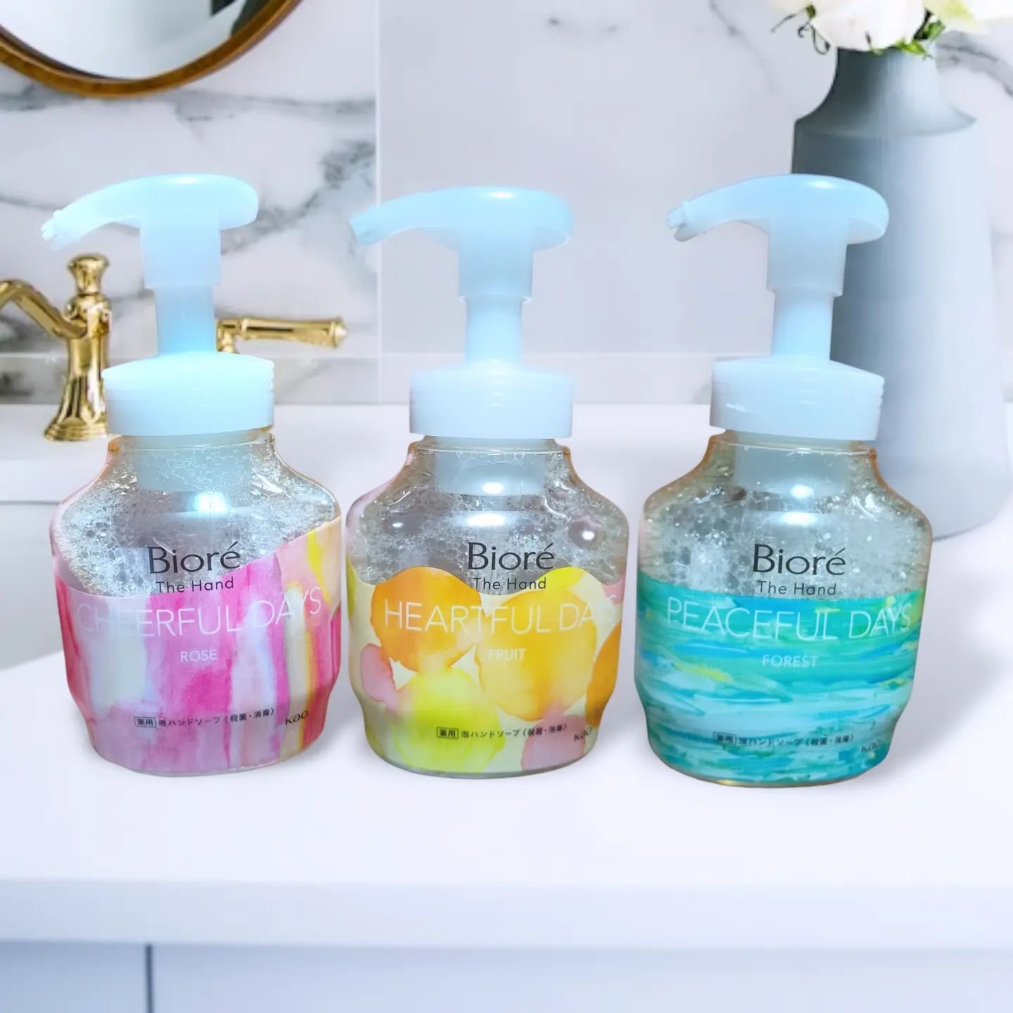 ビオレ ザ ハンド 泡ハンドソープ ふっとほどける陽だまりの果実の香り/ビオレ/ハンドソープを使ったクチコミ（1枚目）