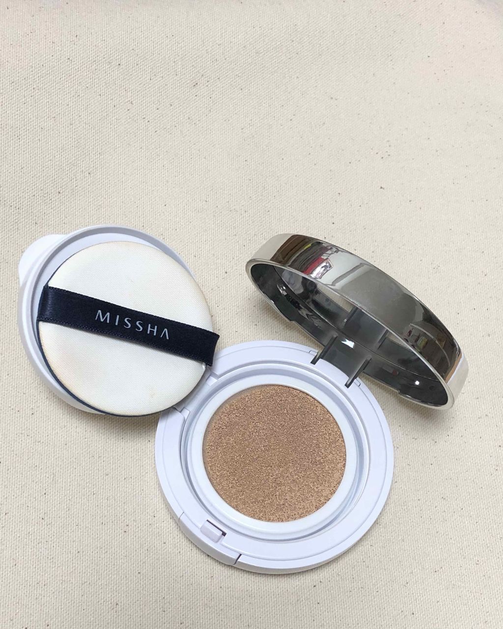 M クッションファンデーション(マット)/MISSHA/クッションファンデーションを使ったクチコミ(2枚目)