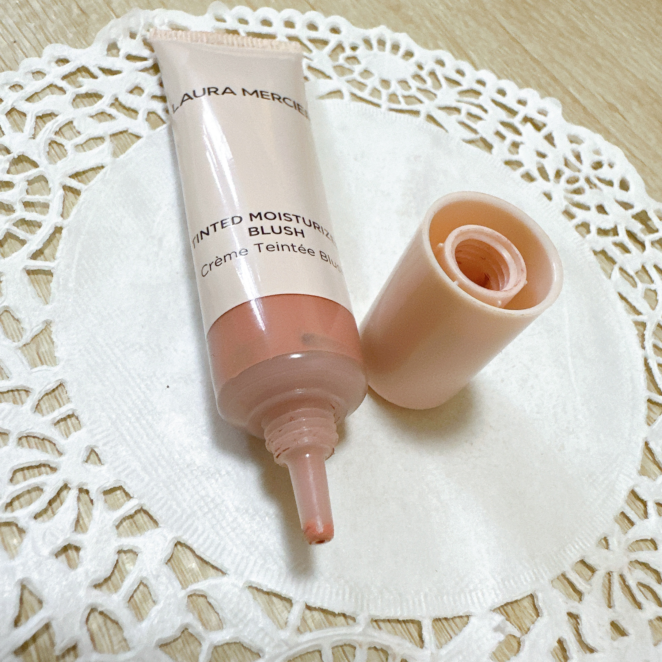 ティンティド モイスチャライザー ブラッシュ/ローラ メルシエ/ジェル・クリームチークを使ったクチコミ（3枚目）