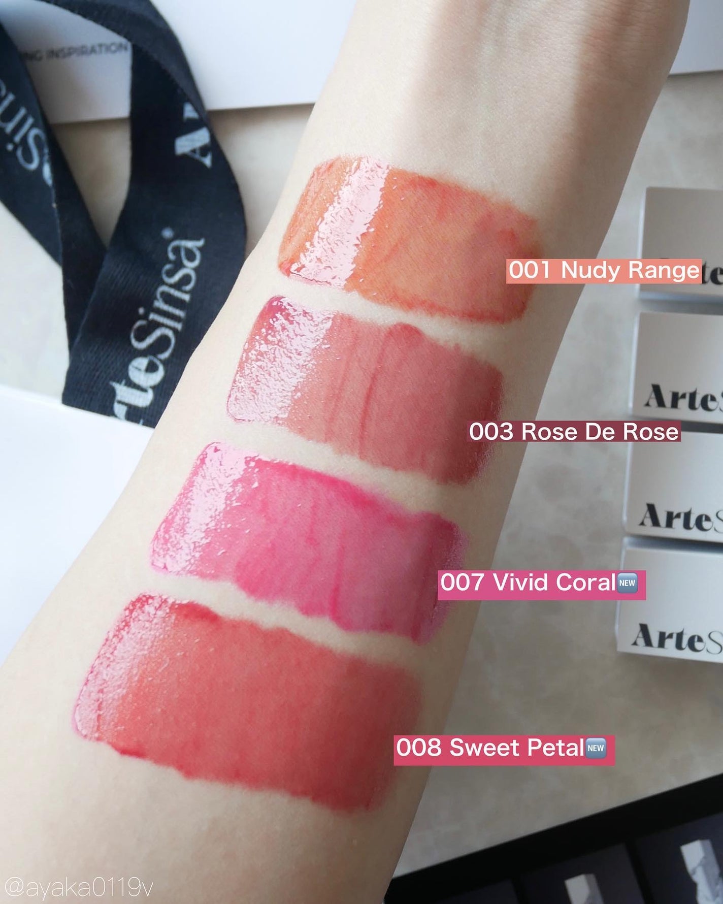 ビルダブルデューイフィットティント/ArteSinsa/リップティントを使ったクチコミ(8枚目)