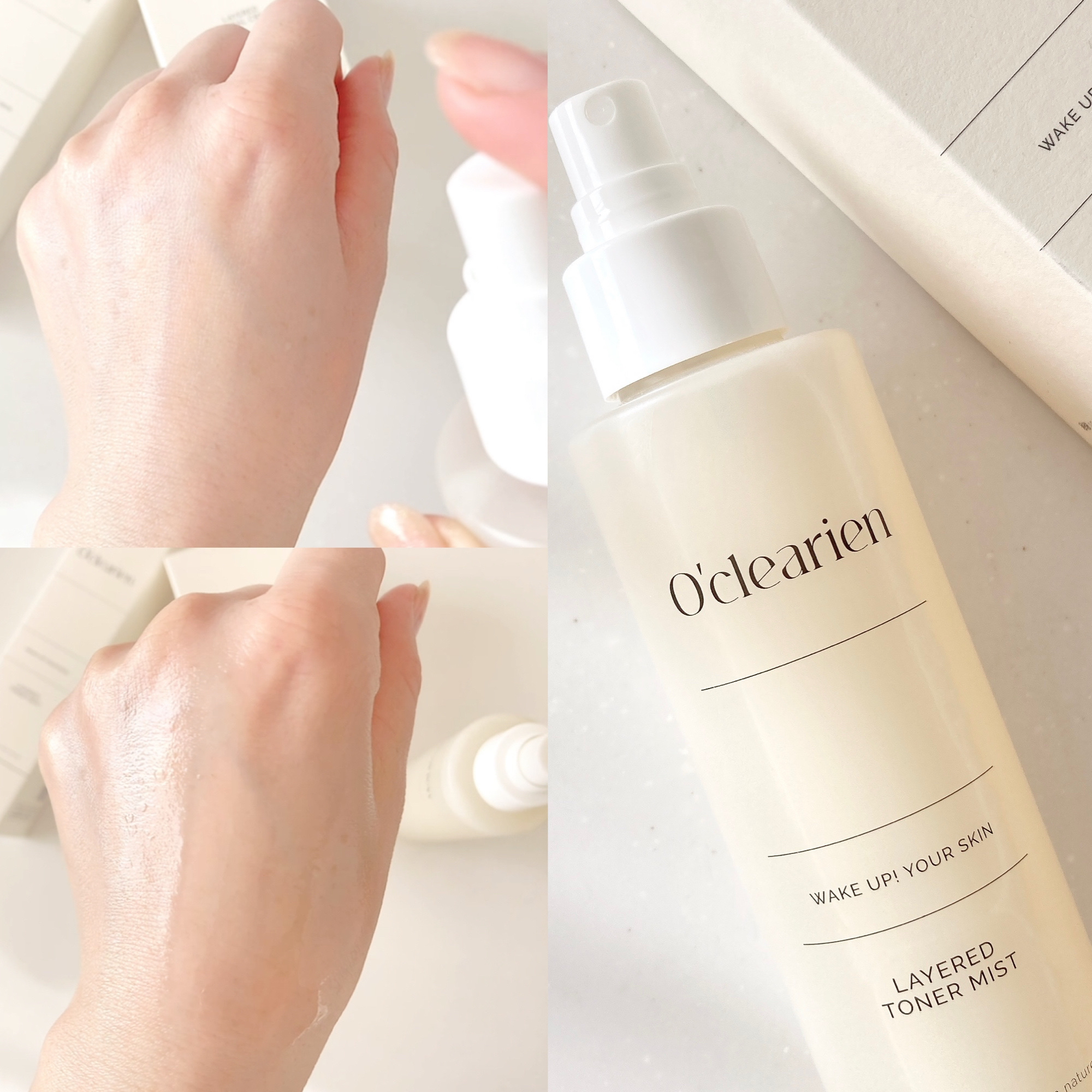 レイヤードトナーミスト/O'CLEARIEN/ミスト状化粧水を使ったクチコミ（3枚目）