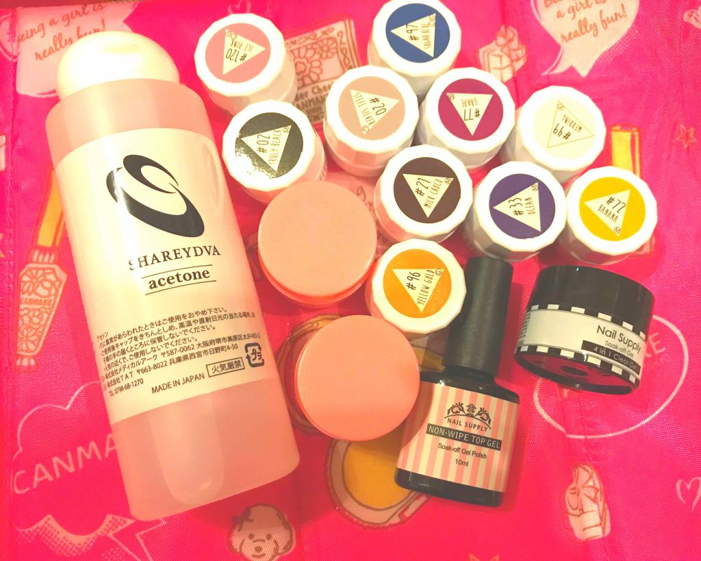 楽天購入ジェルネイルキット。/NailRecipe(ネイルレシピ)/ネイル用品を使ったクチコミ（3枚目）