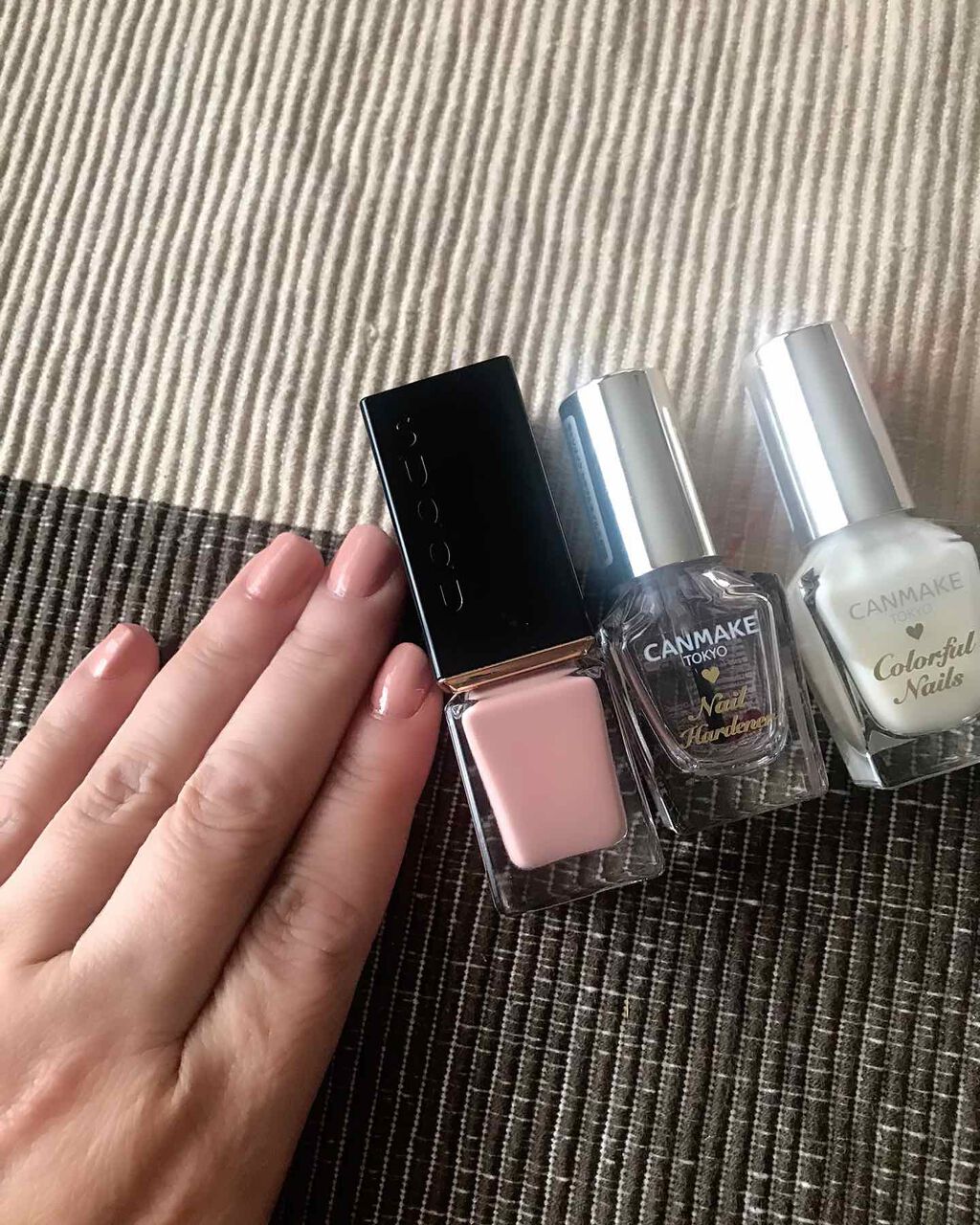 カラフルネイルズ ネイルハードナー/キャンメイク/ネイルトップコートを使ったクチコミ（1枚目）