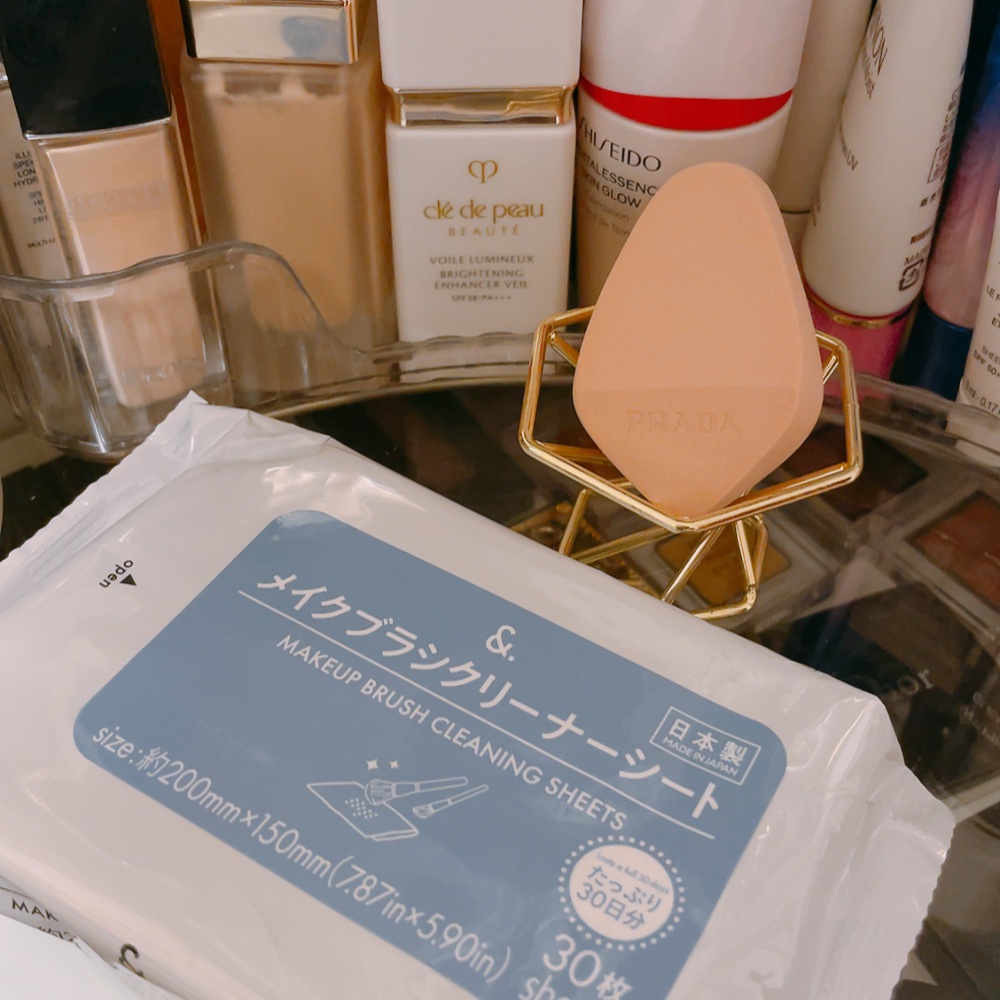 &. メイクブラシクリーナーシート/DAISO/その他化粧小物を使ったクチコミ（1枚目）