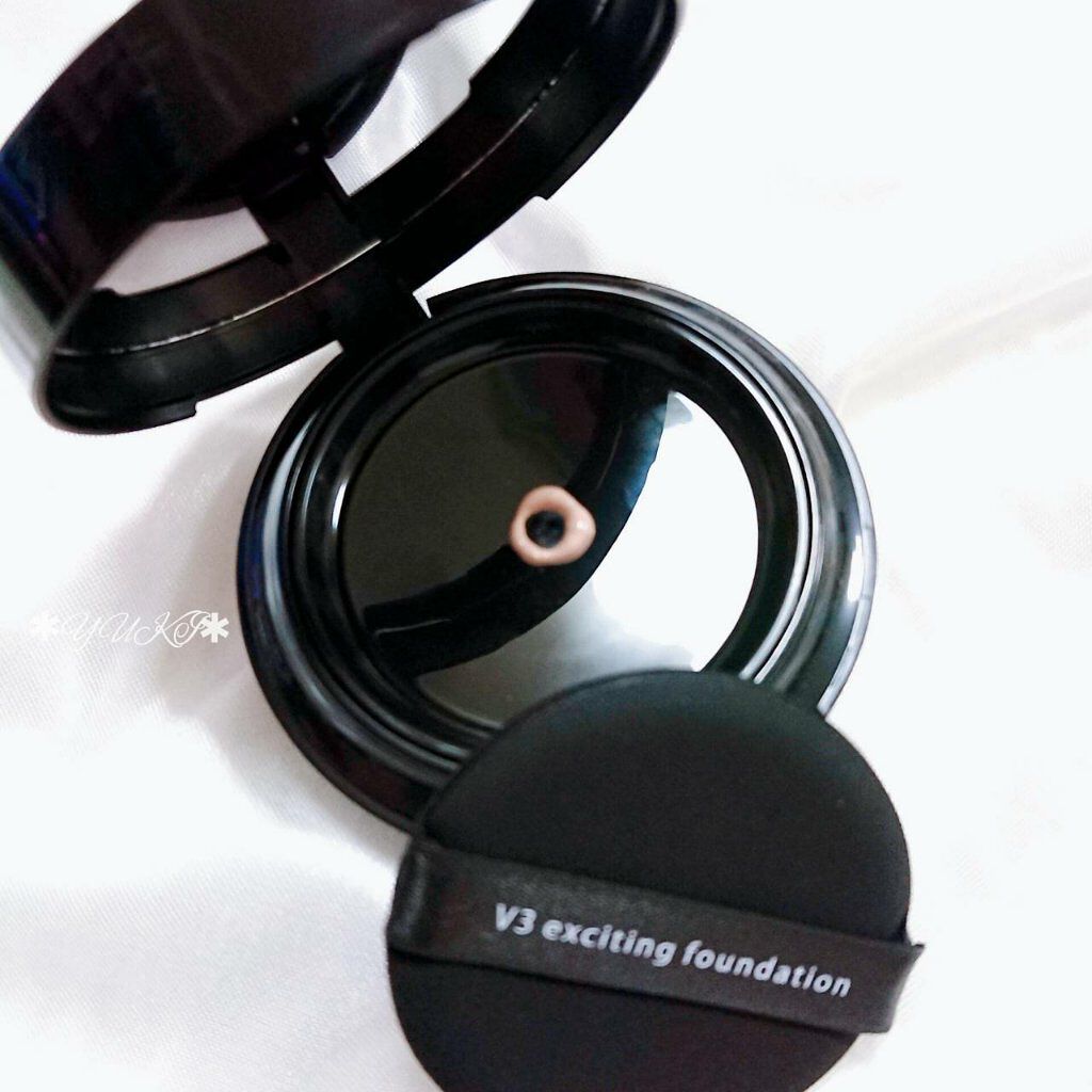 V3 エキサイティングファンデーション/SPICARE/クッションファンデーションを使ったクチコミ(5枚目)