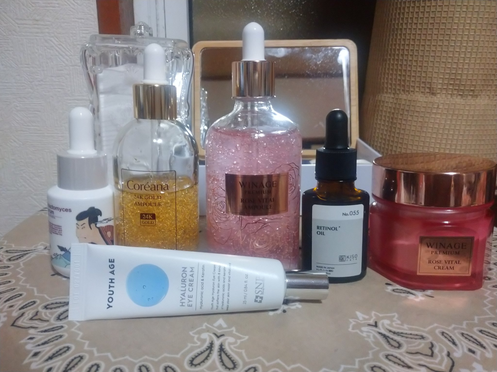 ROSE VITAL CREAM/Coreana/フェイスクリームを使ったクチコミ（3枚目）