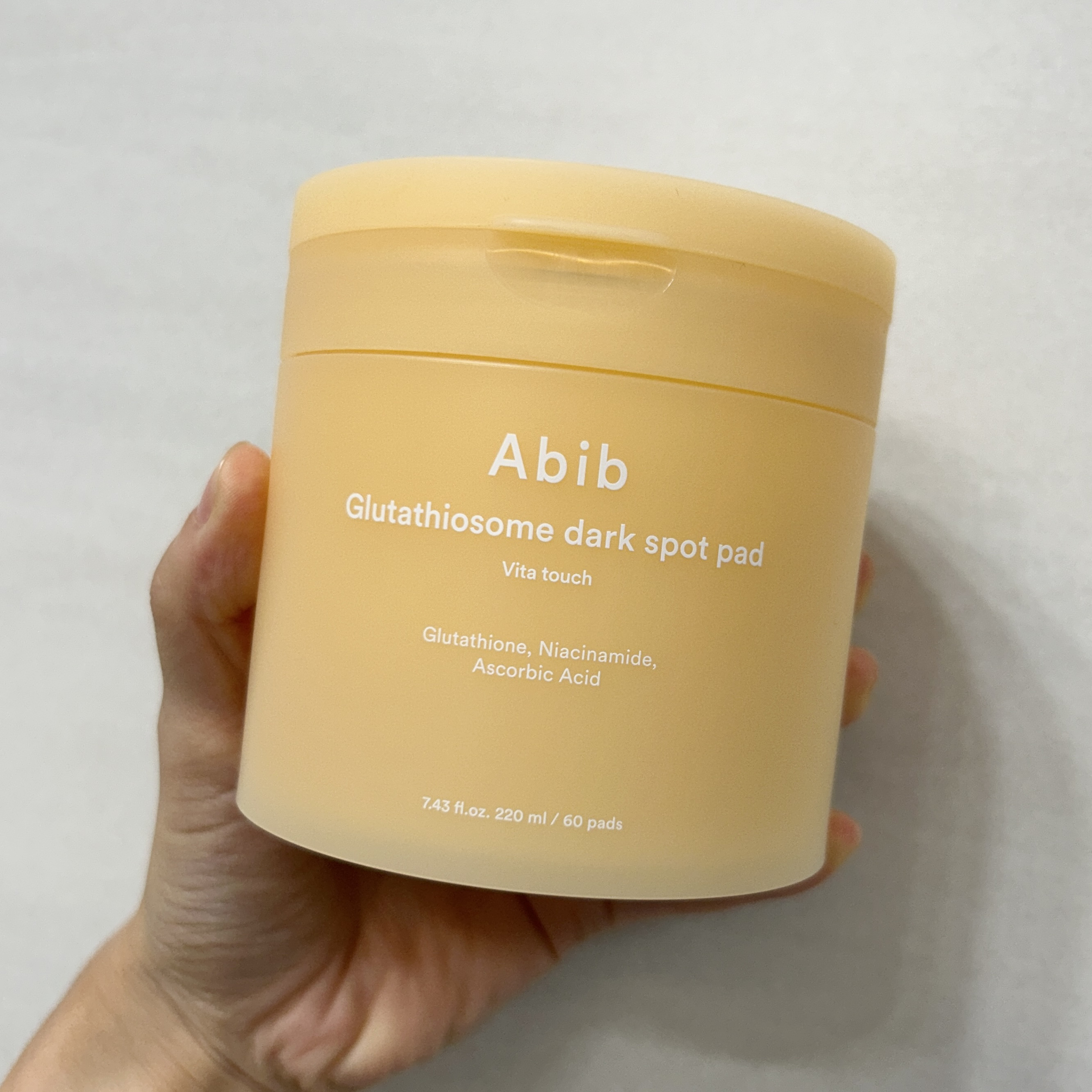 グルタチオンソームダークスポットパッドビタタッチ/Abib /トナーパッドを使ったクチコミ（1枚目）