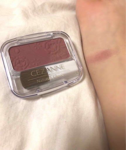 ナチュラル チークN/CEZANNE/パウダーチークを使ったクチコミ(2枚目)