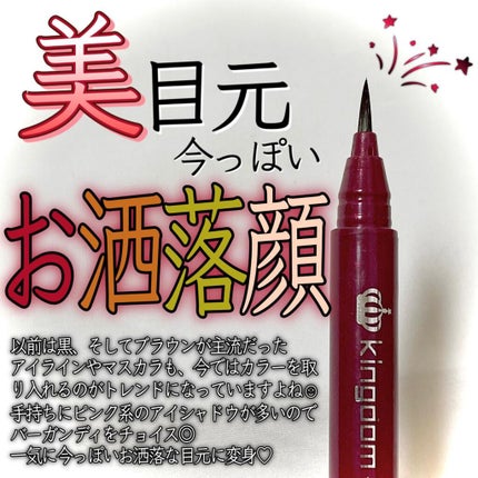 リキッドアイライナーWP /キングダム/リキッドアイライナーを使ったクチコミ(1枚目)