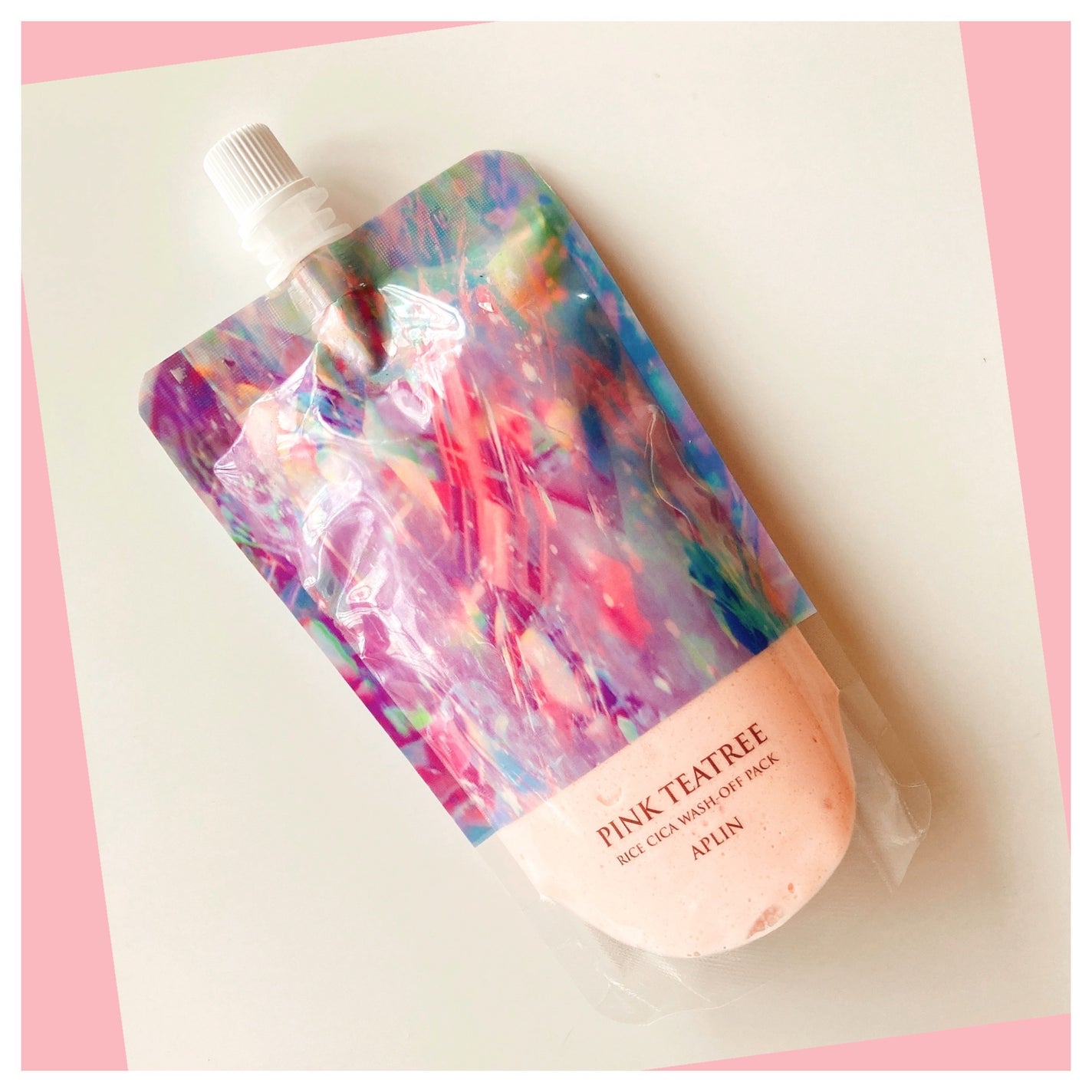 ピンクティーツリーライスシカウォッシュオフパック/APLIN/洗い流すパック・マスクを使ったクチコミ(1枚目)