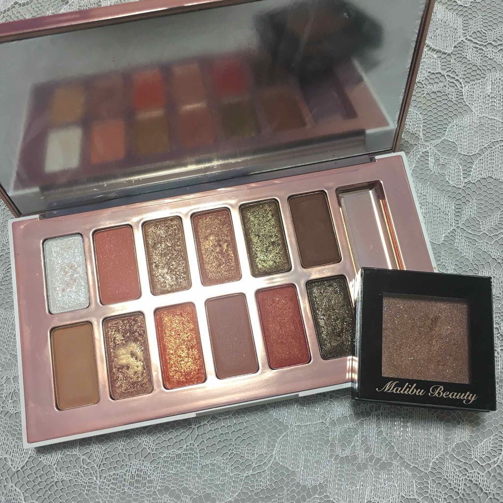 シングルアイシャドウ/マリブビューティー/単色アイシャドウを使ったクチコミ（2枚目）