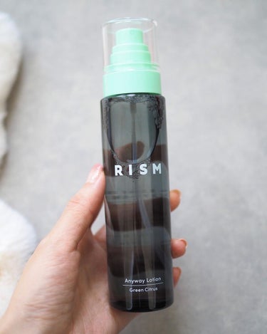 エニウェイ ローション グリーンシトラスの香り/RISM/ミスト状化粧水を使ったクチコミ（3枚目）