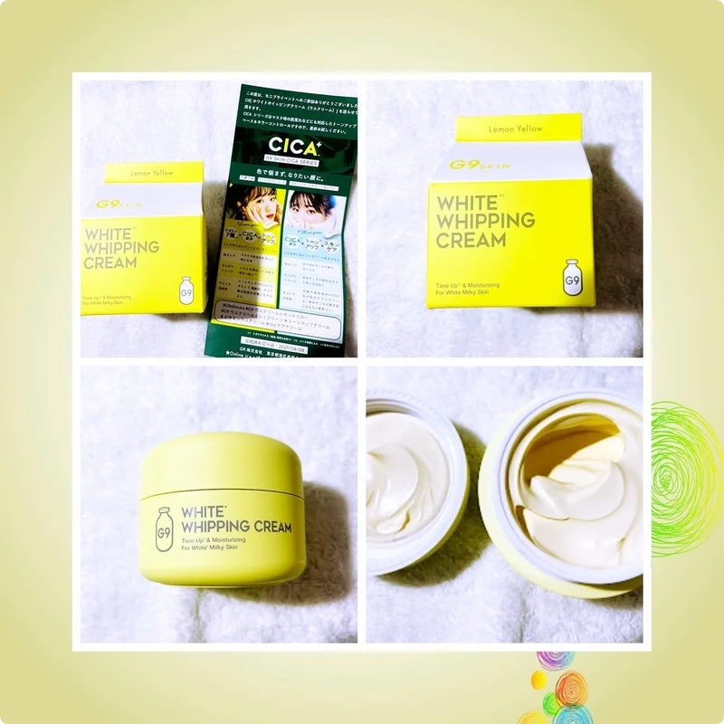 WHITE WHIPPING CREAM(ウユクリーム)/G9SKIN/化粧下地を使ったクチコミ（1枚目）