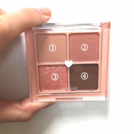 ベターザンアイズ/rom&nd/アイシャドウパレットを使ったクチコミ(2枚目)