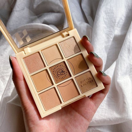 マイフェイブムードアイパレット 9カラー/HOLIKA HOLIKA/アイシャドウパレットを使ったクチコミ(7枚目)