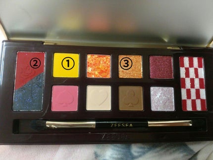 アリスドリームランドシリーズ 12色アイシャドウパレット(ZEESEA×大英博物館)/ZEESEA/アイシャドウパレットを使ったクチコミ(1枚目)