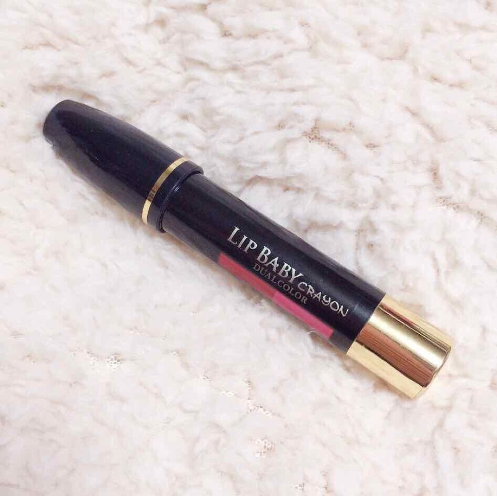 リップベビークレヨン デュアルカラー/メンソレータム/口紅を使ったクチコミ(1枚目)