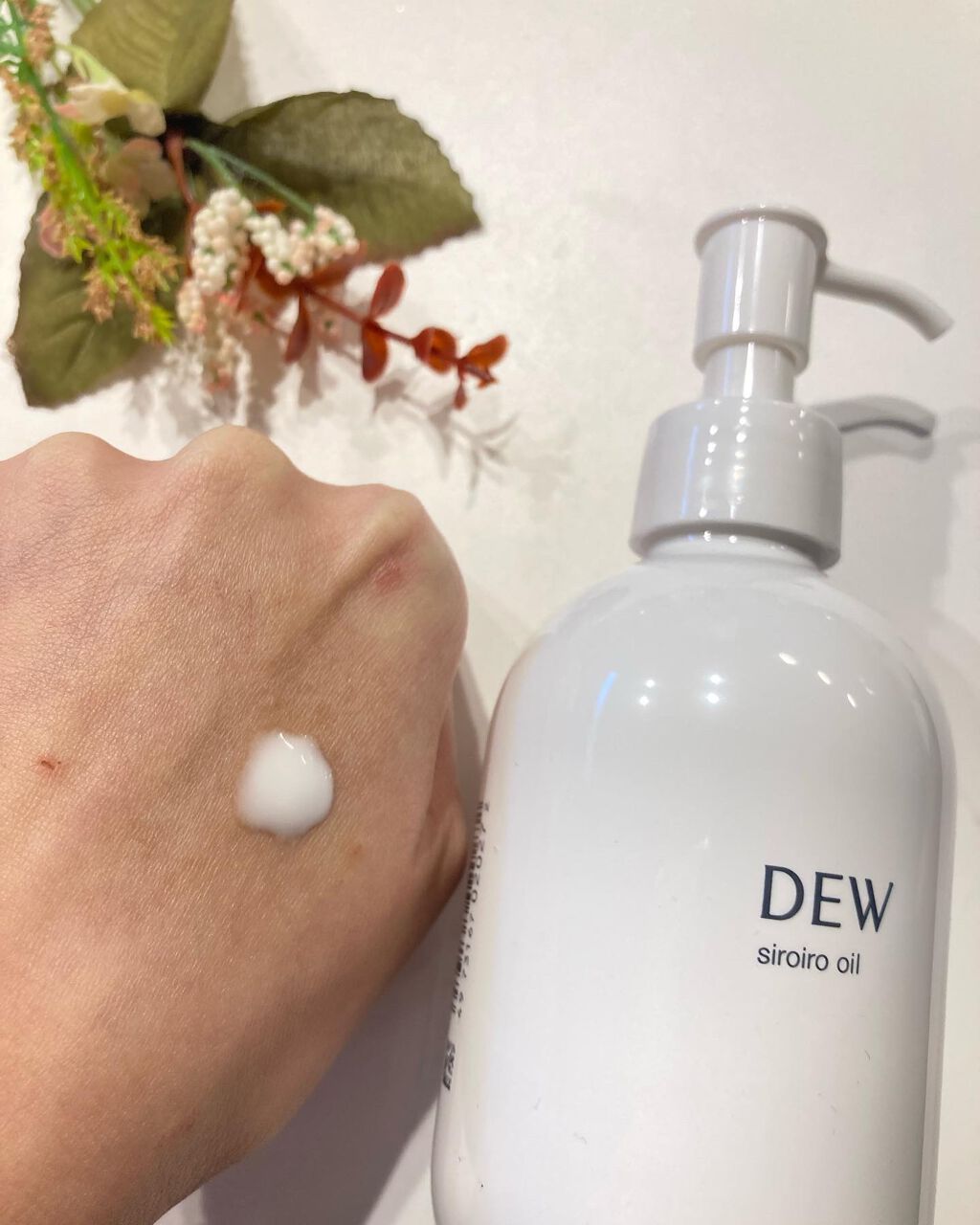 白色オイル/DEW/美容液を使ったクチコミ（3枚目）
