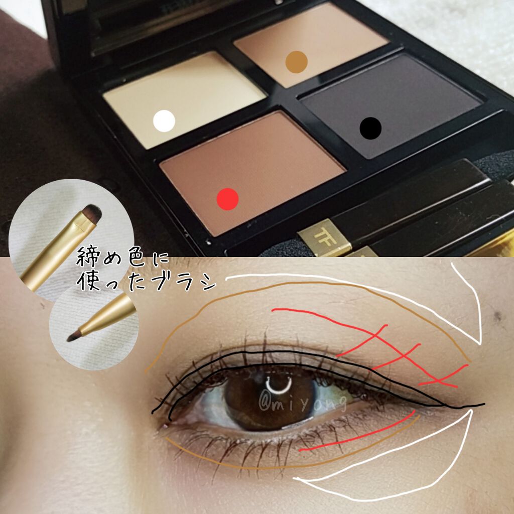 アイ カラー クォード/TOM FORD BEAUTY/アイシャドウパレットを使ったクチコミ(2枚目)