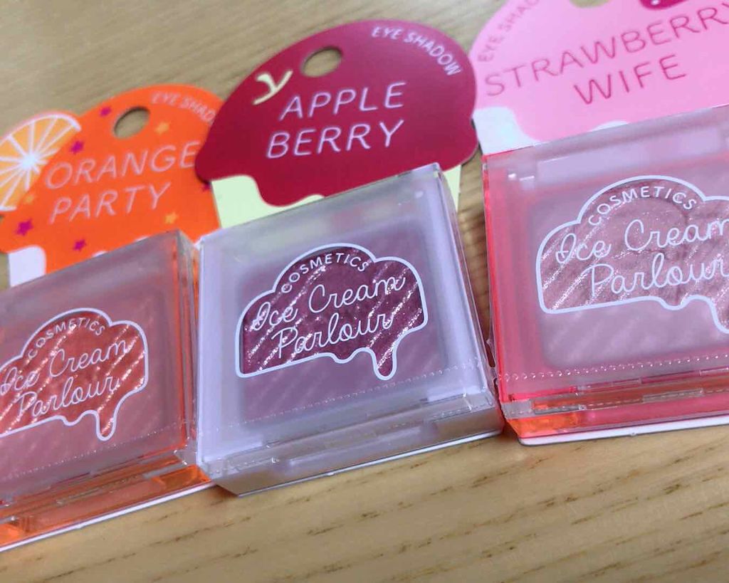アイシャドウ/アイスクリームパーラー コスメティクス/単色アイシャドウを使ったクチコミ（1枚目）