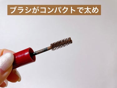 インテグレート ニュアンスアイブローマスカラのクチコミ「ローソンでも買えるコスメ🤍これぐらいの太さのブラシが塗りやすい🥹🤎

〈インテグレート〉
ニュ.....」（2枚目）