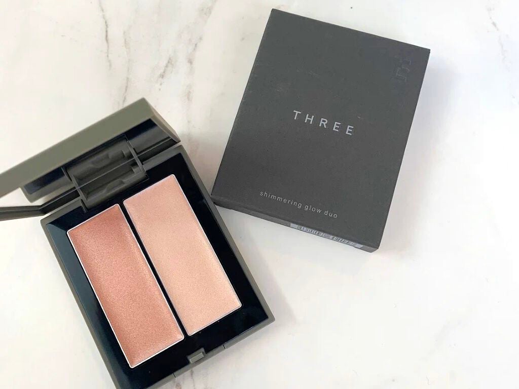 THREE シマリング グロー デュオ/THREE/クリームハイライトを使ったクチコミ(1枚目)