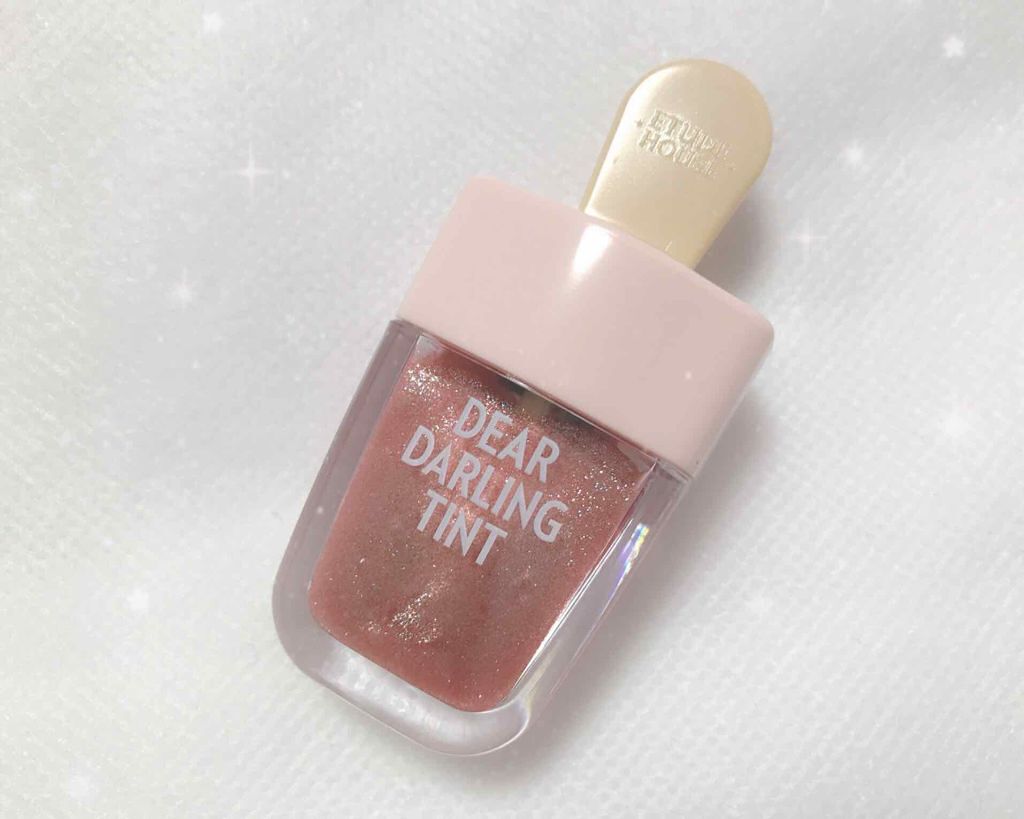 ディアダーリン ウォータージェルティント （アイスティント）/ETUDE/口紅を使ったクチコミ（1枚目）