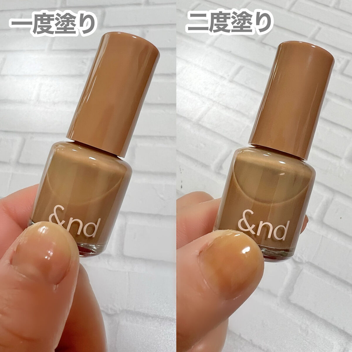 アンドバイロムアンド　グラッシードロップネイル/&nd by rom&nd/マニキュアを使ったクチコミ（3枚目）