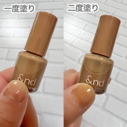 アンドバイロムアンド グラッシードロップネイル/&nd by rom&nd/マニキュアを使ったクチコミ(3枚目)