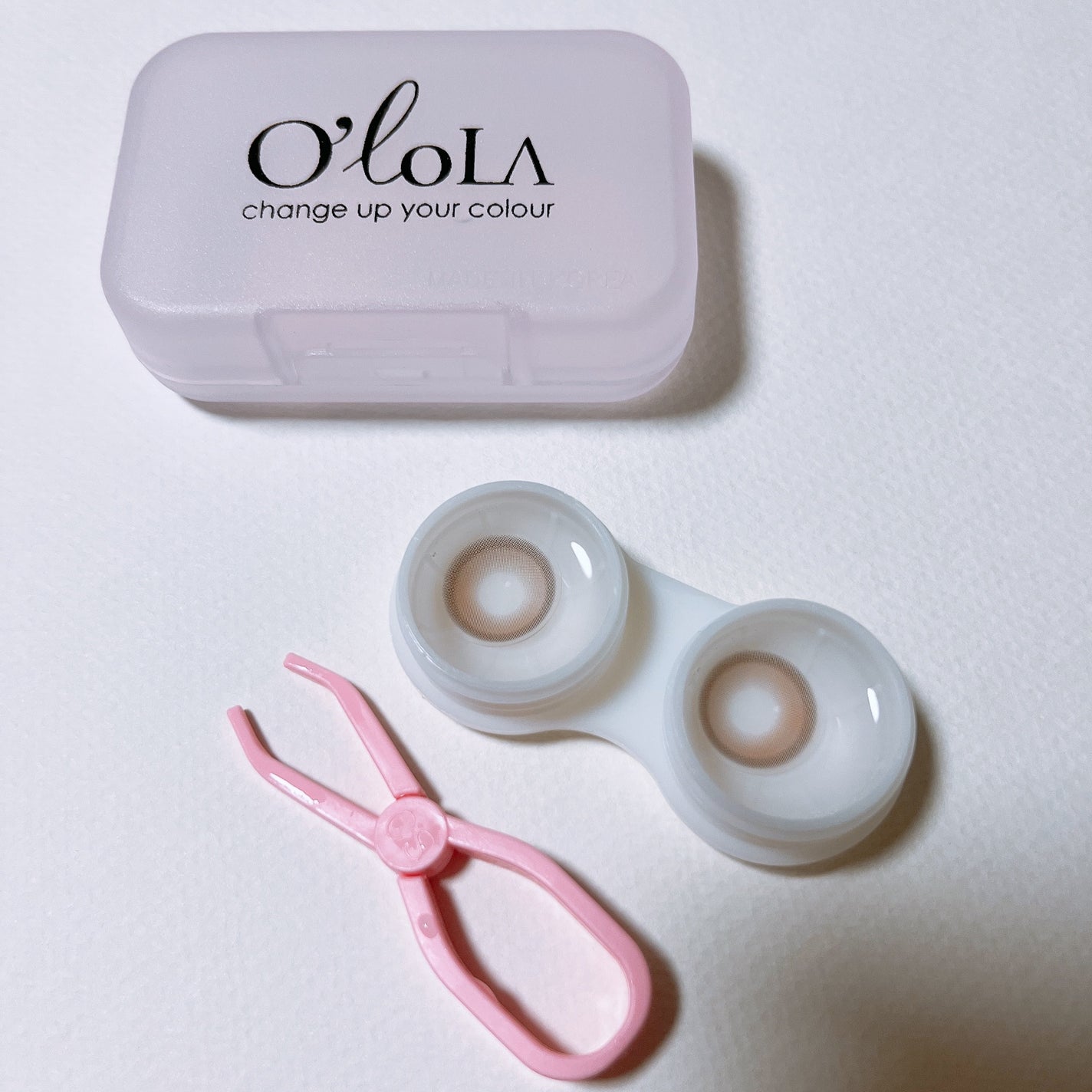 ピュアリティーシャイン マンスリー/OLOLA/カラーコンタクトレンズを使ったクチコミ(4枚目)