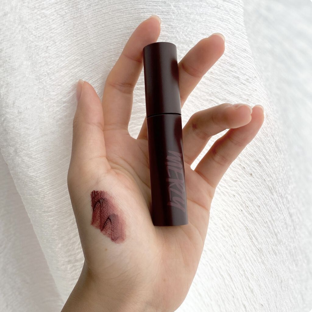 バイト ザ ビート メロウ ティント M4 ビアンローズ/MERZY/リップティントを使ったクチコミ（1枚目）