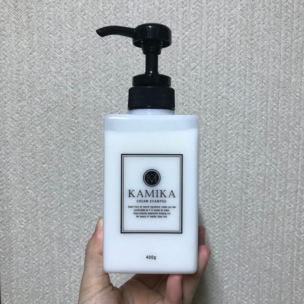 黒髪クリームシャンプー/KAMIKA/シャンプー・コンディショナーを使ったクチコミ(1枚目)