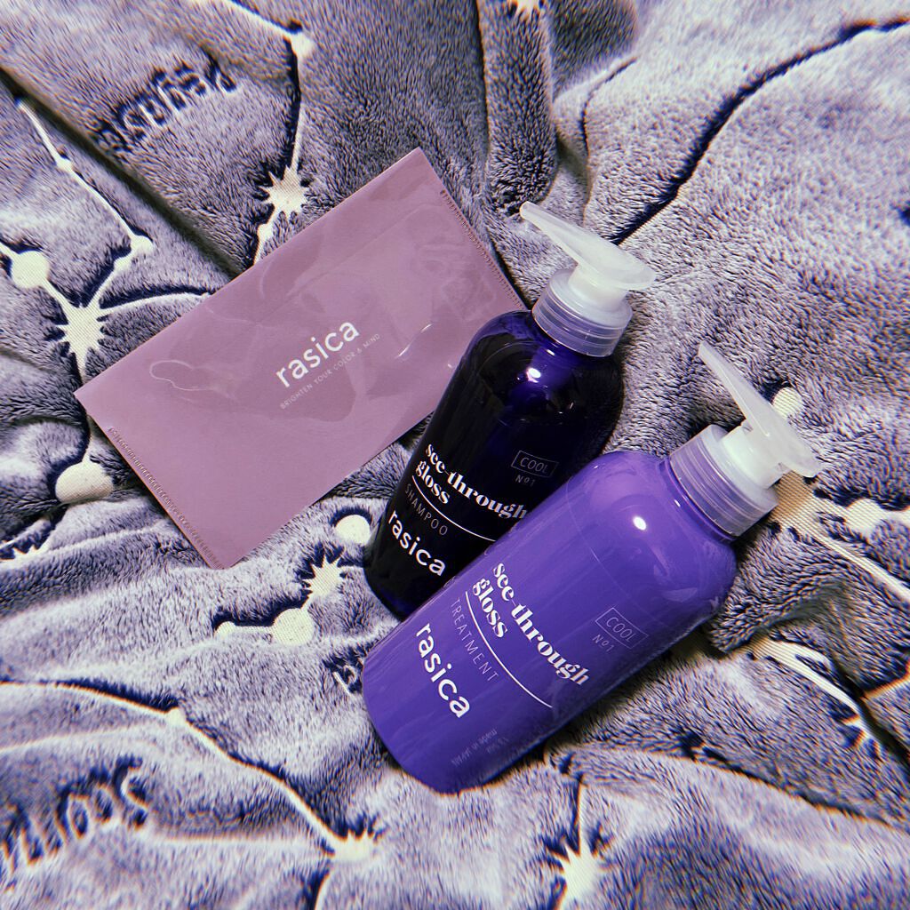 シースルーグロスシャンプー／トリートメント シャンプー/rasica/市販シャンプーを使ったクチコミ（2枚目）