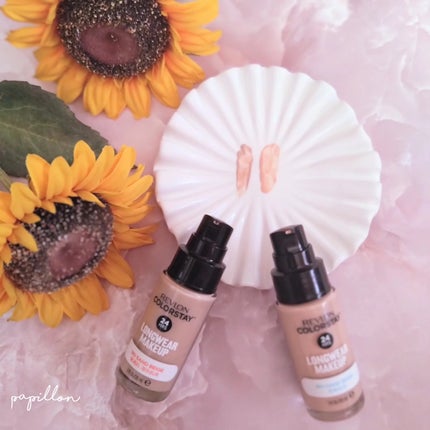 カラーステイ ロングウェア メイクアップ/REVLON/リキッドファンデーションを使ったクチコミ(4枚目)