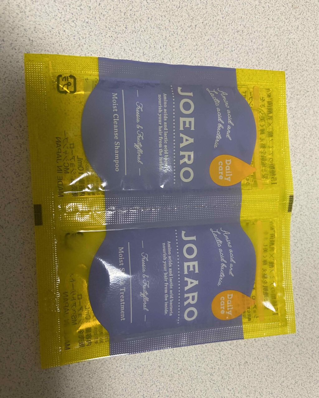 モイストクレンズシャンプー／モイストスリークトリートメント/JOEARO/市販シャンプーを使ったクチコミ（1枚目）