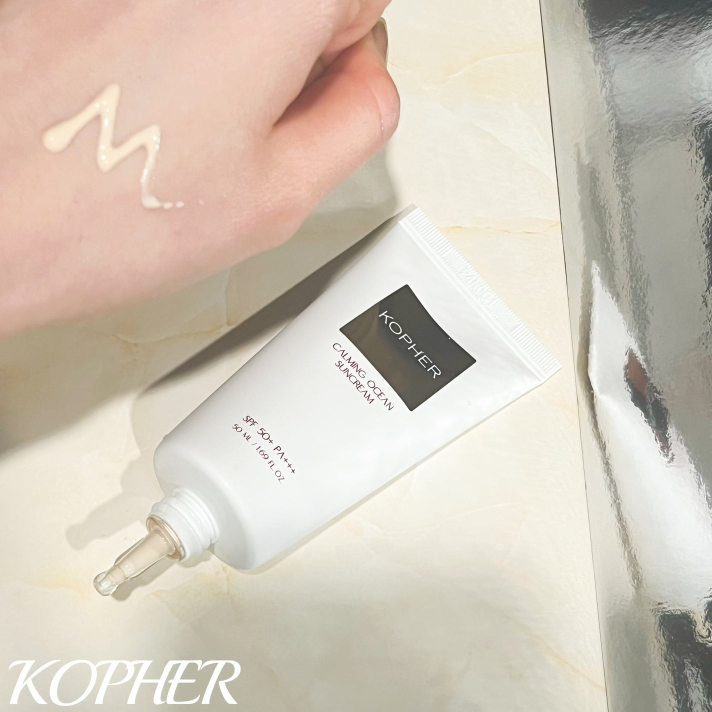 CALMING OCEAN SUNCREAM/KOPHER/日焼け止めクリームを使ったクチコミ(9枚目)