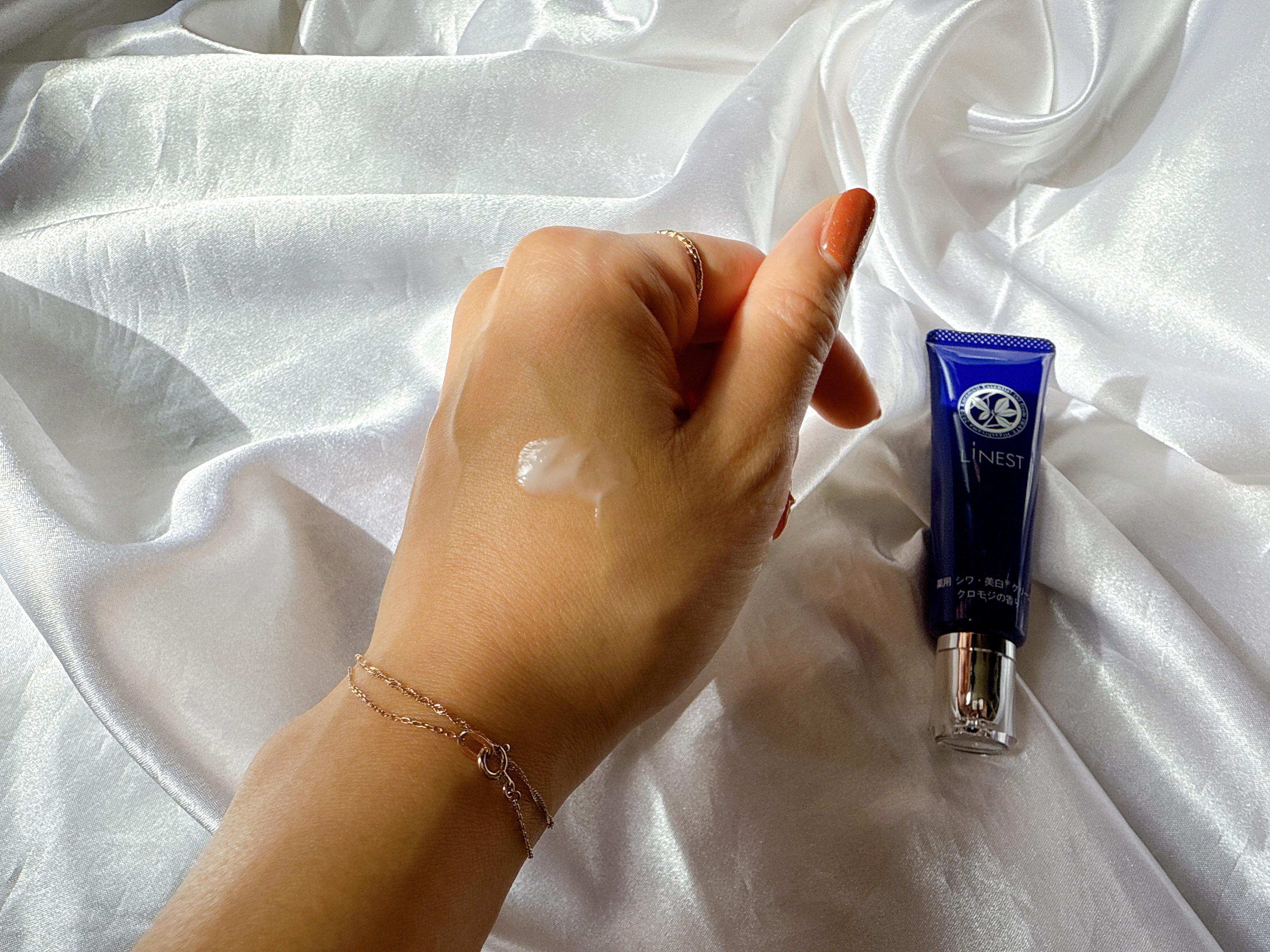 薬用リネスト シワ美白クリーム クロモジの香り/LiNEST/フェイスクリームを使ったクチコミ（3枚目）
