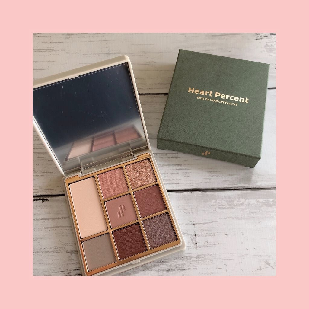 ドットオンムードアイパレット/Heart Percent/アイシャドウパレットを使ったクチコミ(1枚目)