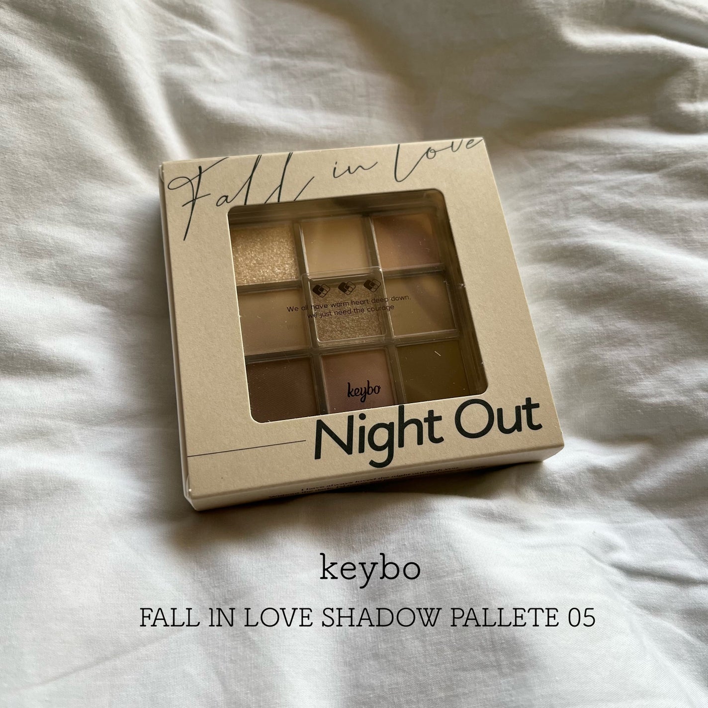 KEYBO FALL IN LOVE SHADOW PALETTE/keybo/アイシャドウパレットを使ったクチコミ(1枚目)