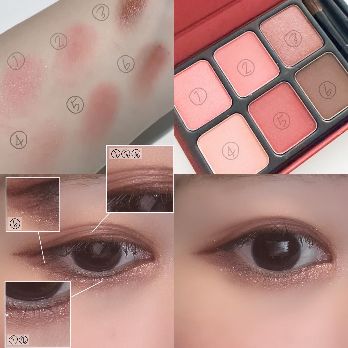 アイカラーパレット/heme/アイシャドウパレットを使ったクチコミ（2枚目）