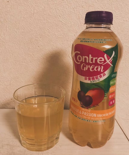 Contrex Green マンゴー&パッションフルーツ グリーンティーフレーバー/コントレックス/ドリンクを使ったクチコミ(2枚目)