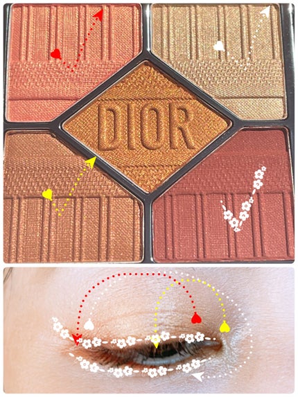 【旧】サンク クルール クチュール/Dior/アイシャドウパレットを使ったクチコミ(3枚目)