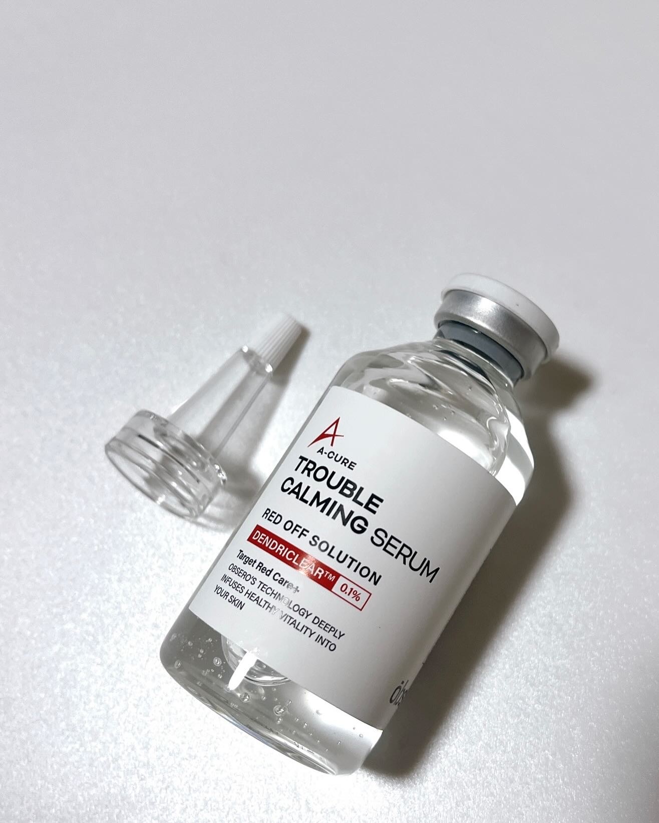 エーキュアトラブルカーミングセラム/obsero/美容液を使ったクチコミ（2枚目）