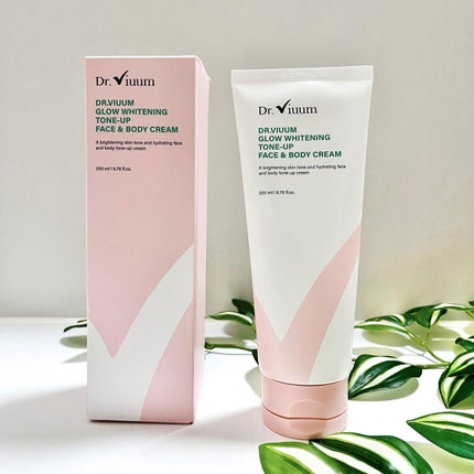 GLOW WHITENING TONE-UP FACE & BODY CREAM/Dr.Viuum/フェイスクリームを使ったクチコミ(5枚目)